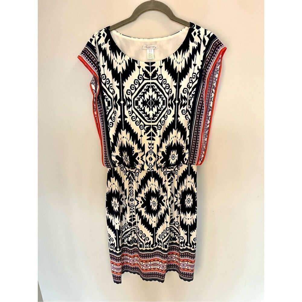 London Times Aztec boho print size 6 dress